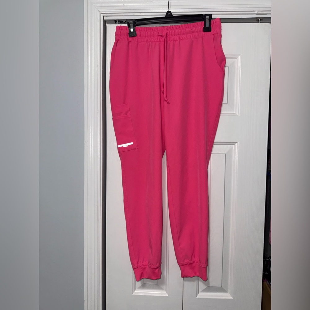Hot Pink Skechers Scrub Set